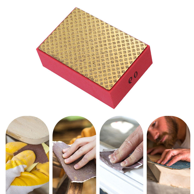 Diamond Hand Polishing Pad Stone Wiper Glass Polishing Grinding Block Marbl