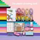 21pcs Handmade DIY Quilled Paper Beginner Set Craft Quilling Tool Paper Decor