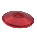 2pcsMTB Road Bike Stem Top Cover 28.6mm Bicycle Fork Tube Headset Cap (Red)