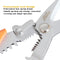 Multi-function Household Scissors Crimping Pliers Wire Stripper (120-6280) Newly