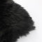 Winter Car Seat Cushion Faux Fur Seat Pad Home Office Chair Mat (Black)
