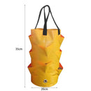 Plant Grow Bag 3 Gallons Strawberry Tomato Gardens Planting Pouch (Yellow) Newly