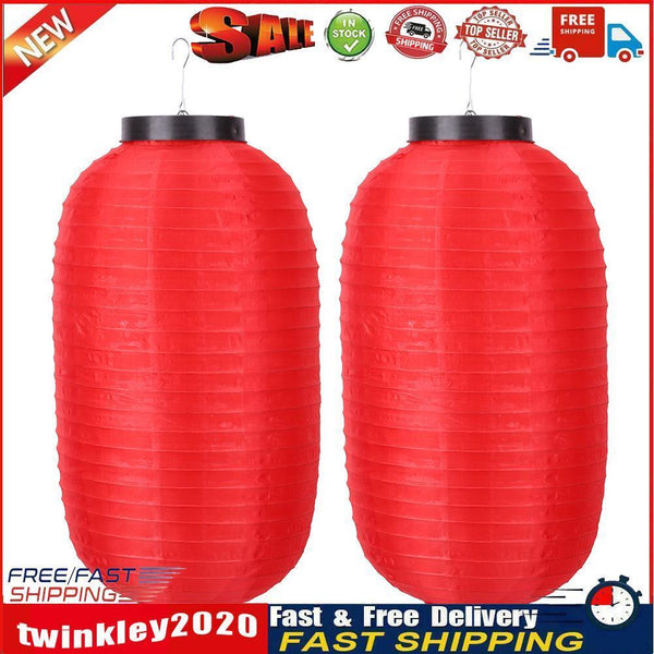 2x Japanese Sushi Lantern Restaurant Bar Festival Hanging Decor (B Red) Newly