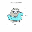 Fancy Gifts Lapel Pins Enamel Brooch Cartoon Animal Badge Sloth Koala Cat