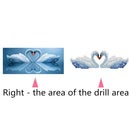 Swan 5D Round Crystal Diamond Painting Embroidery DIY Cross Stitch Set(1) Newly
