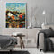 River House Frameless Picture Oil Paint By Numbers Hand Painted Picture Kit