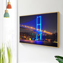 Night Bridge Oil Painting By Numbers DIY Acrylic Canvas Hand Painted Home Decor