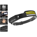 Camping Fishing Flashlight COB Headlight Head Torch Fishing Light LED Headlamp