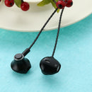 Sports Headphone Universal Phone Metal Headphones Ear Style(Black) Newly