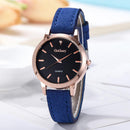Women Watch Fashion PU Leather Strap Quartz Analog Casual Wristwatch