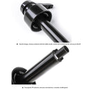 Syrup Vinegar Bottle Pressure Nozzle Household Oyster Sauce Pump (Black)