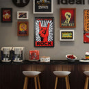 Metal Sign Tin Sign Rock Hand Living Room Door Club Garage Wall Decor Plate