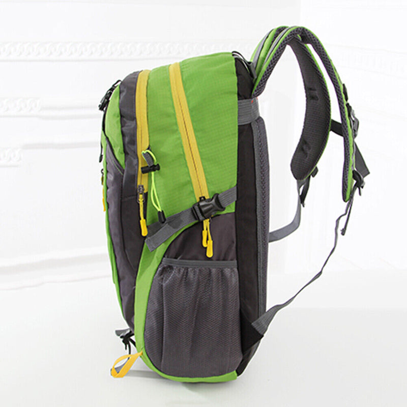 Outdoor Sports Backpacks Wear-Resistant Mountaineering Hiking Bag (Green)