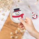 2pcs Maze 5D Diamond Painting Keyring DIY Bag Pendant Educational Mosaic Game