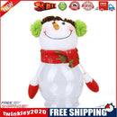 Creative Christmas Decor Cartoon Food Can Candy Jar Storage Box(Snowman)