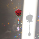Crystal Diamond Angel Tears Catching Light Hanging Wind Chimes Decor (C) Newly