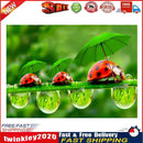 Green Leaf Ladybug 5D Diamond Painting Embroidery DIY Cross Stitch Decor Newly