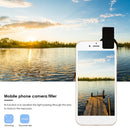 37mm Clip-on ND 2-400 Adjustable Neutral Density Smartphone Camera Lens Filter