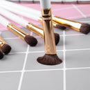 7pcs Soft Hair Wood Handle Eyeshadow Brush Cosmetics Makeup Brushes Set (F)