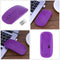 2.4GHz 1,000DPI Ultra-thin 3-Button Wireless Photoelectric Mouse (Purple)