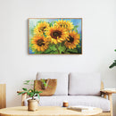 Oil Paint By Numbers Sunflowers Coloring Picture Drawing L483