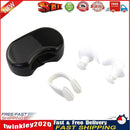 Soft Silicone Swimming Earplugs Nose Clip Set Soundproof Ear Plugs (White) Newly