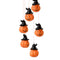 Solar Color-Changing Halloween Lamp Party Wind Chime Hook Lantern (Pumpkin)