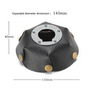 Tent Hanging Lamp Shade Cover Reflective Rainproof Lampshade Guard (Black) Newly