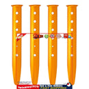 Snow & Sand Tent Stakes Pegs - Aluminum Alloy U-Shaped Tent Pegs (Golden) Newly