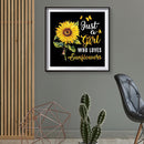 Sunflower Full Round Drill Mosaic Art Picture of Rhinestone Kit Handmade Gi