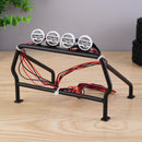 6 LED Lights Metal Roll Cage Bucket for RC4WD 1/10 TF2 Remote Car Accessori