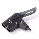 MTB Bicycle Inflate Air Hose Dual Head Schrader Presta Valve Adapter Set