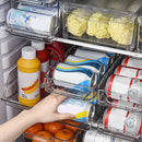 Beer Soda Storage Box 2 Layer Refrigerator Auto Rolling Beverage Can Racks Newly