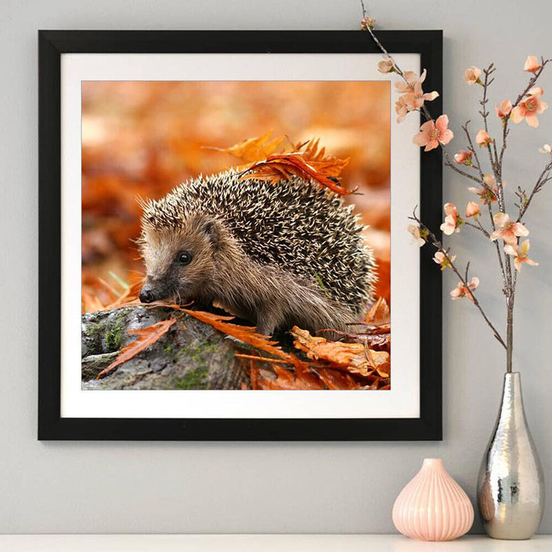 5D DIY Full Round Drill Diamond Painting Hedgehog Embroidery Craft Needlework