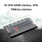 10-in-1 ARGB Cable Splitter Hub Space Saving ARGB PWM Hub for PC Case Chassis
