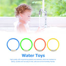 4pcs Pool Throwing Sinking Dive Toys Underwater Training Kids Diving Rings Toys
