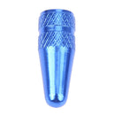 5pcs Bicycle Presta High Aluminum Pressure Valve Caps Dust Covers (Blue)