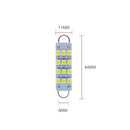 44MM 3528 12SMD Car LED Reading Bulbs Festoon Light C5W Dome Lamp For 4Pcs