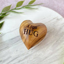 Little Pocket Wood Heart Token Christmas Anniversary Gift Lover Home DIY Deco
