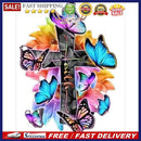 5D Kit Rhinestone DIY Butterfly on Cross Full Round Drill Diamond Painting