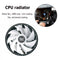 Aluminum Colorful Luminous CPU Cooler Practical Cooling Fan for AMD 775/115
