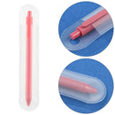 Affairs Frosted Solid Color Round Plastic Translucent Pen Pouch Pencil Bag