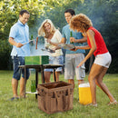 Wide Mouth Tool Bag - Large Capacity Camping Containers Storage (Sand) Newly