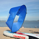 Foldable Kayak Boat Wind Sail Surfing Kayak Downwind Wind Paddle (Blue) Newly