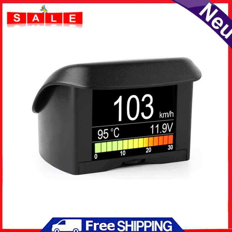 Ancel A202 OBDII 2.4"" Screen Water Temperature Speedometer Car HUD Display