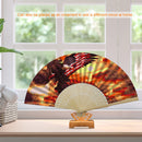 Independence Day Eagle Oil Paint Folding Fan By Numbers DIY Home Decoration G