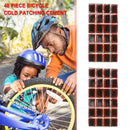 48pcs Round Bicycle Tire Repair Rubber Patches without Glue Self Adhesive Newly