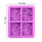 DIY Craft Cake Mould Soaps Supplies Silicone Soap Mold Flower Shaped