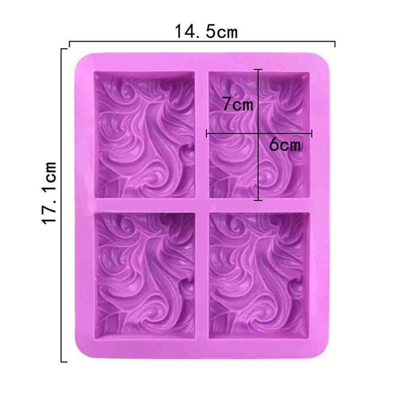 DIY Craft Cake Mould Soaps Supplies Silicone Soap Mold Flower Shaped