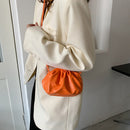 Women Crossbody Bag Cloud Day PU Leather Clutch Design Shoulder Handbag Purses